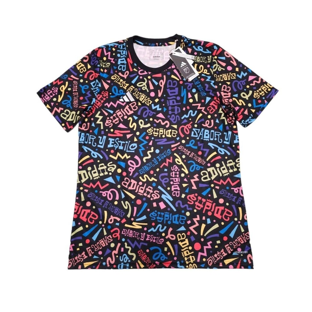 Adidas MLS Blank Pre-Match Hispanic Heritage Jersey Men’s Size Large HZ2034